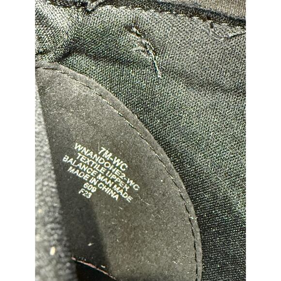 Nine West Andone 2 Over-The-Knee Boots Womens Sz 7M Wofe Calf Black Faux Suede - Picture 10 of 13